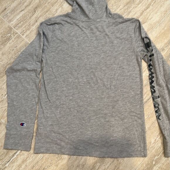 NWOT Champion boys gray knit hoodie – size L - Picture 7 of 7